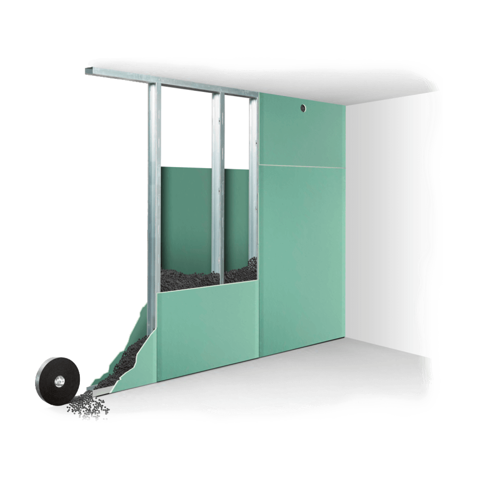 Einblasdämmung 0.033 W/mk in Vorwand